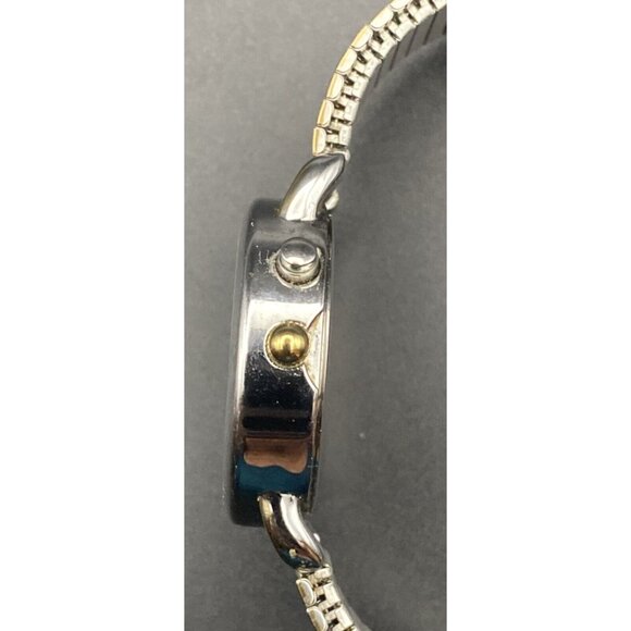 Anne Klein Instalite Two Tone Quartz Analog Ladies Watch Sz 8-9" Classic Minimal - Picture 7 of 8